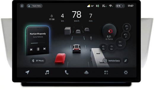 Магнитола для Toyota Harrier XU30 2003-2013, Lexus RX U30 2003-2009 (монохром, рамка вниз) - Teyes CC4-PRO монитор 13" 2K QLED на Android 13, Snapdragon 778G, 8+128, AI, CarPlay, DSP, 4G SIM-слот