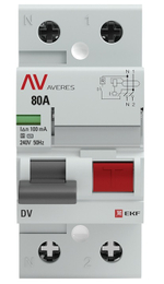 УЗО  EKF rccb-2-80-100-s-av