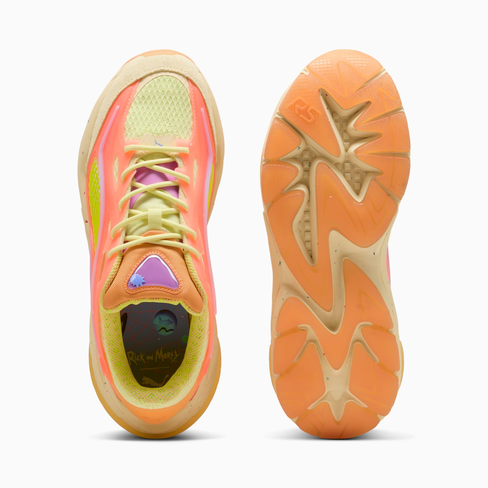 PUMA X RICK AND MORTY КРОССОВКИ УНИСЕКС RS SURGE, БЕЖЕВЫЙ