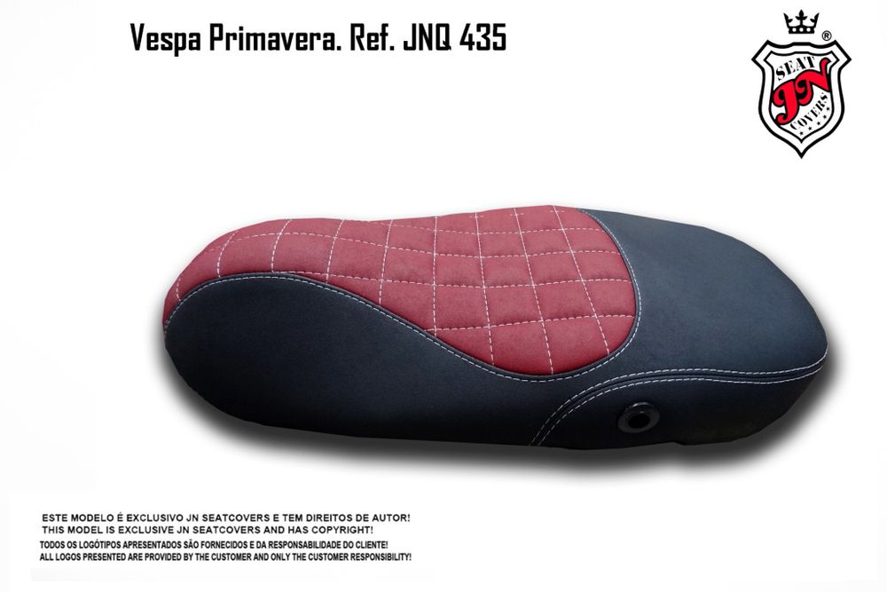 Vespa Primavera 2014-2018 JN-Europe чехол для сиденья противоскользящий стеганый Diamond Quilt