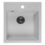 Мойка ML-GMS110 СТАНДАРТ прямоугольная, белый (331), 497*440*175мм