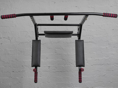 Турник Настенный Брусья Пресс 3 в 1 УРАЛ Черный