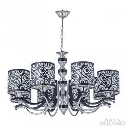 Подвесная люстра Arte Milano Florentia-4957 304957/8 Bk/Ni