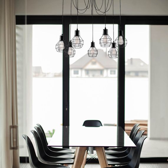 Подвесная люстра Arte Lamp A1109SP-7BK