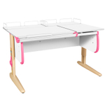 Растущая парта  Дэми СУТ 25 с задними полками СУТ.15.210 (1200×880 мм)