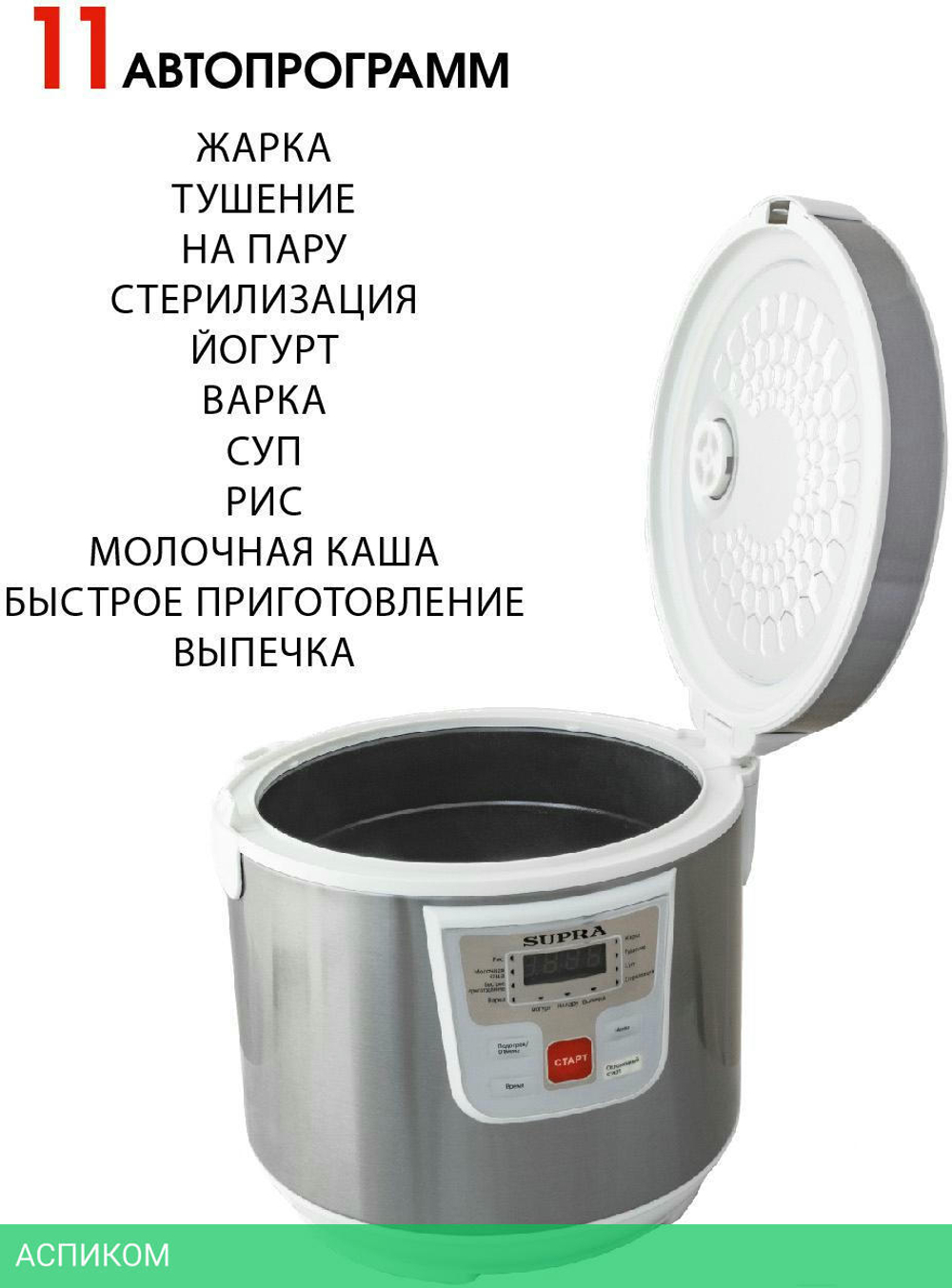 Мультиварка Supra MCS-4115
