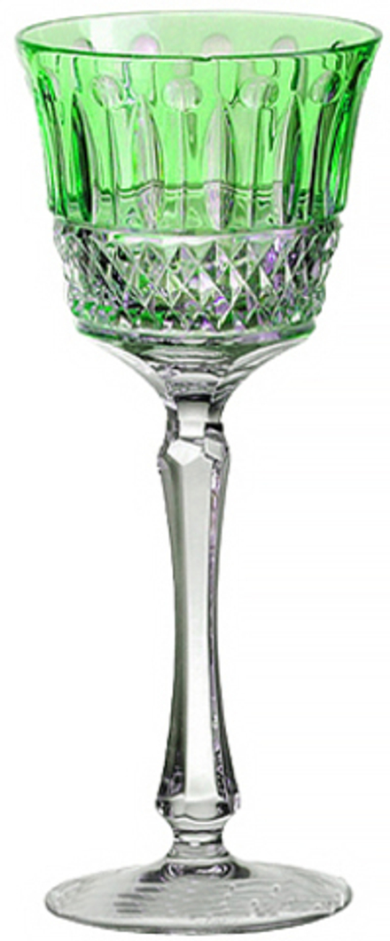Ajka Crystal Рюмка для ликера St.Louis, 70мл, ярко-зеленая, цветной хрусталь