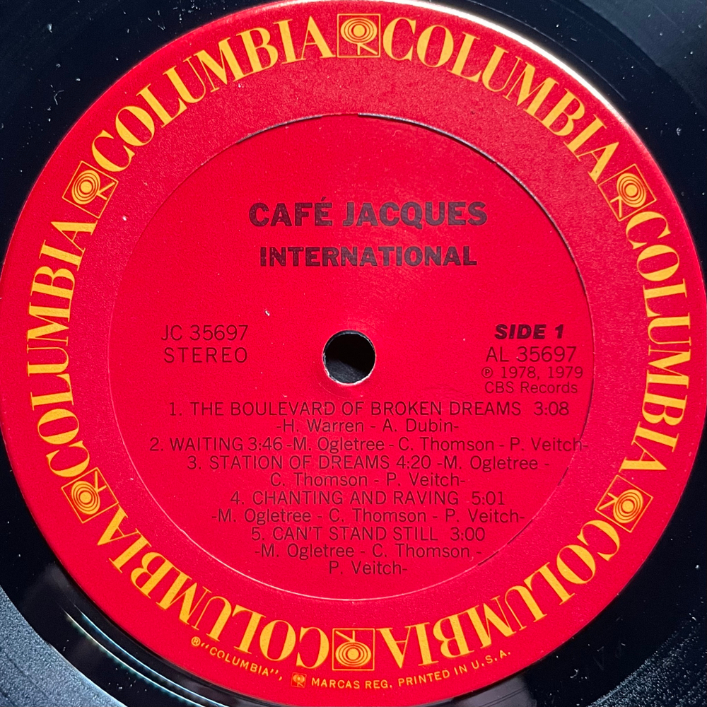 Café Jacques ‎– International (США 1979г.)