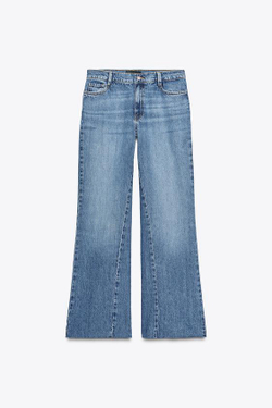ZARA ДЖИНСЫ Z1975 WIDE LEG С ВЫСОКОЙ ПОСАДКОЙ, ИНДИГО