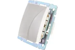 Выключатель Legrand Valena 1-клавишный проходной слоновая кость 04763