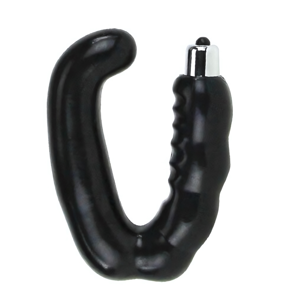 Вибромассажер простаты или клитора и точки G (Цвет: черный)