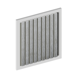 Стеновая панель HiWood декорированная, 270x12 см