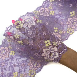 Кружево эластичное лаванда 16,5 см