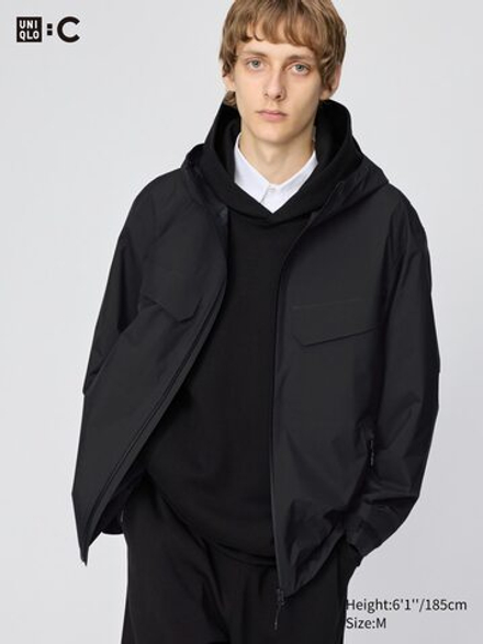 UNIQLO Парка BLOCKTECH, черный