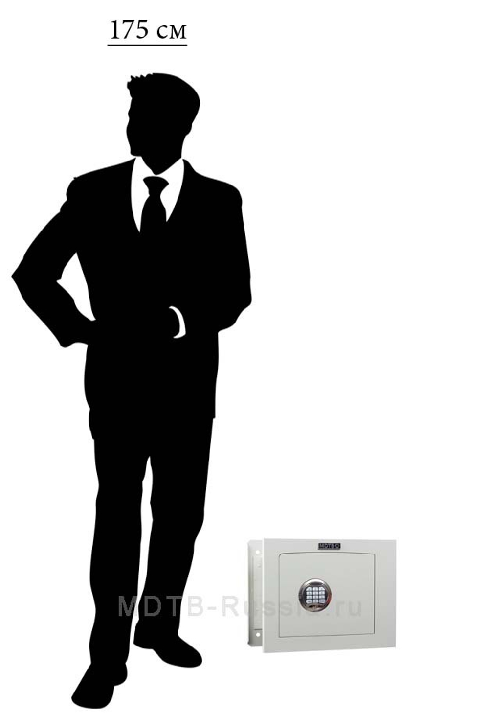 Встраиваемый сейф MDTB-VEGA 33.E