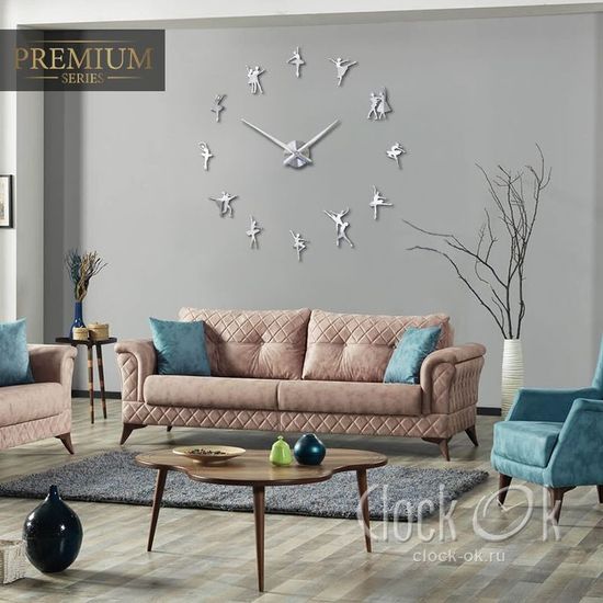 Настенные 3D часы Dance