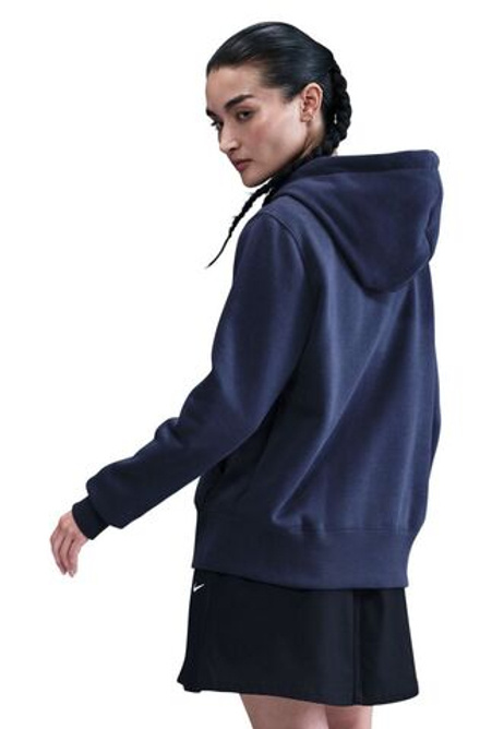 Женская теннисная куртка Nike Sportswear Phoenix Fleece - midnight navy/sail