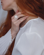 кольцо double round gritty ring