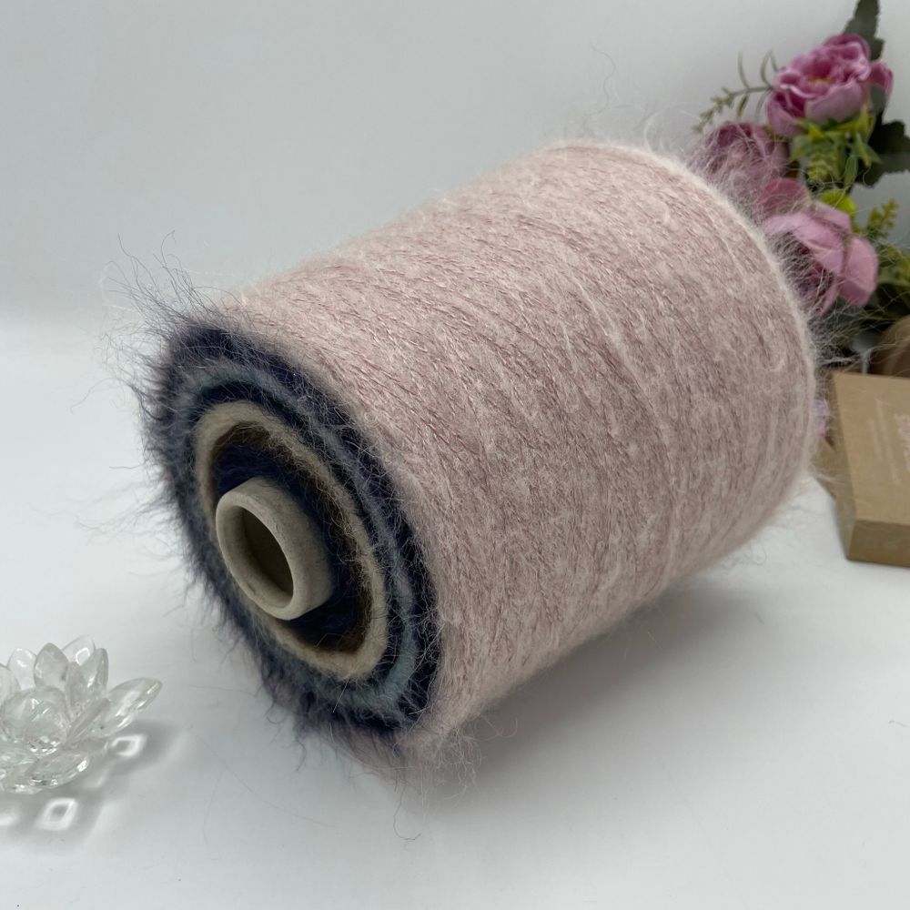 Набор микс мохер на конусе, разные цвета