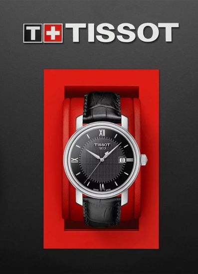Tissot Bridgeport T097.410.16.058.00 - Стиль, вдохновлённый традициями, мужские наручные часы