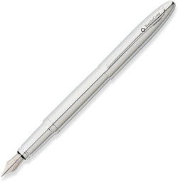 Перьевая ручка FranklinCovey Lexington FC0016-2MS цвет хромовый в подарочной коробке