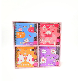 Блокнот с замочком 11 см оптом