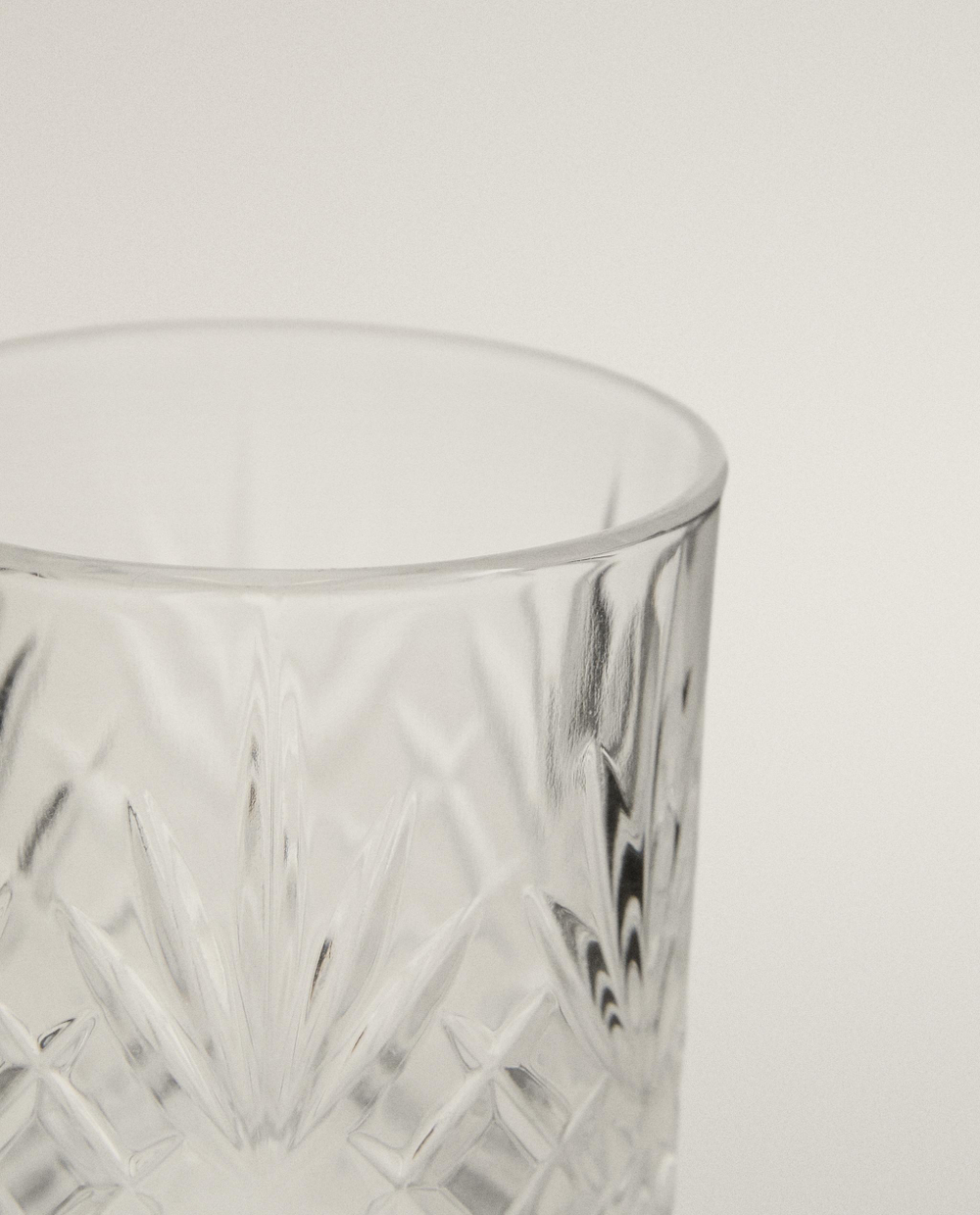 Zara Home рюмка из стекла, цвет прозрачный, 6 см