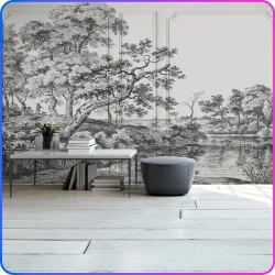 Фотообои на стену Деревья 400х270 см Luxury Walls AM38704