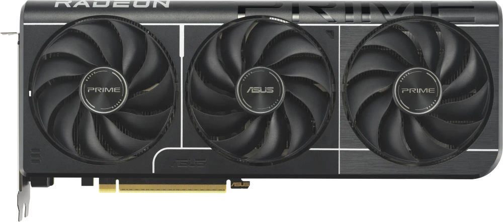 Видеокарта ASUS PRIME-RX9060XT-O16G, 16GB GDDR6 OC Edition, 128bit, HDMI, DP, BOX