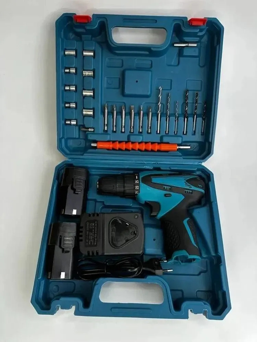 Makita Дрель-шуруповерт, 12 В, 280 Нм, 2 АКБ