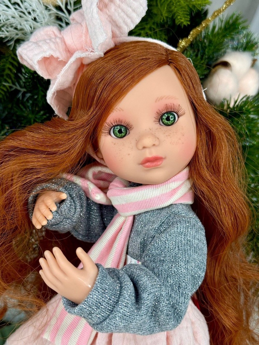 Кукла BERJUAN виниловая, шарнирная 35см Ева (5824)