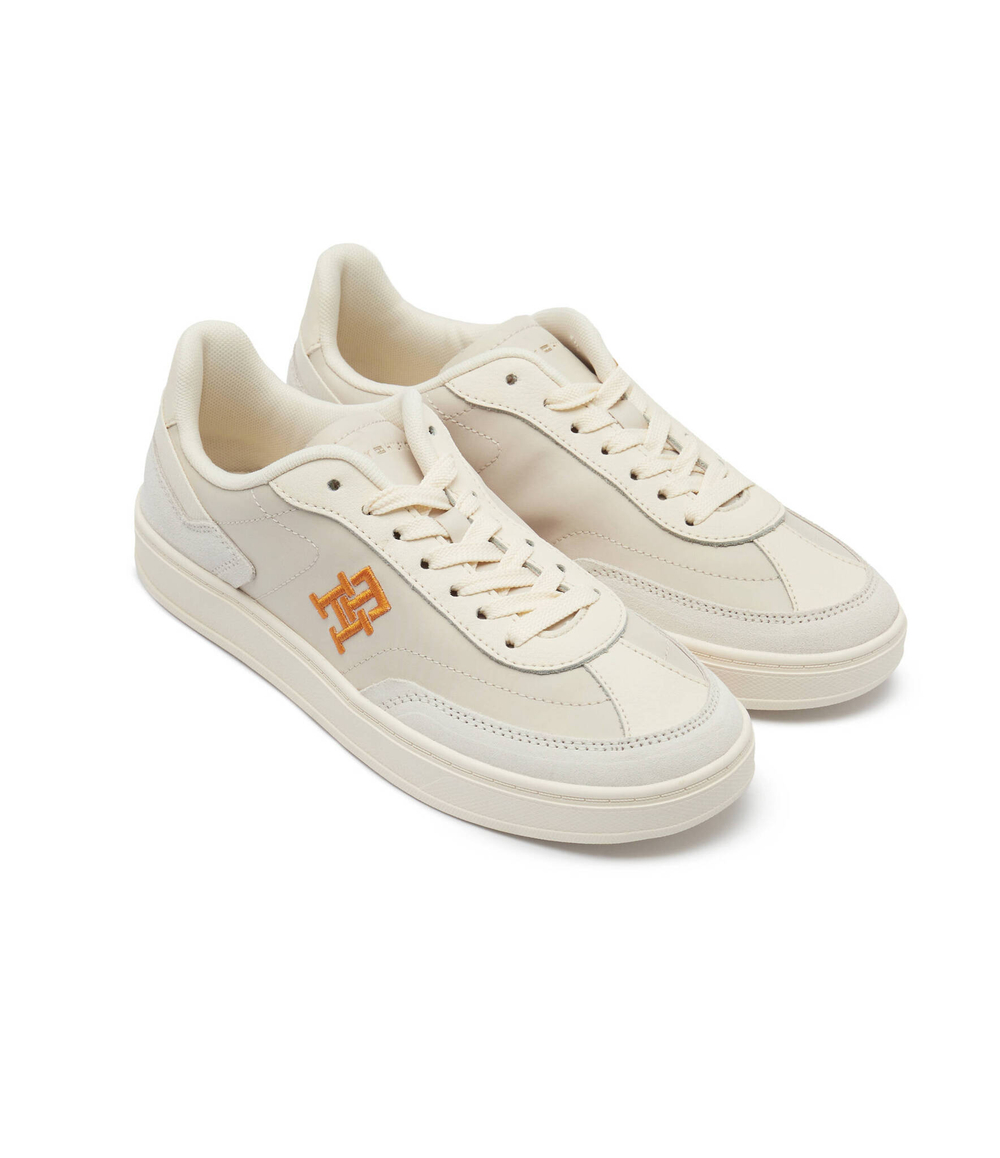 Кожаные кроссовки heritage Tommy Hilfiger - бежевый(FW0FW07889)