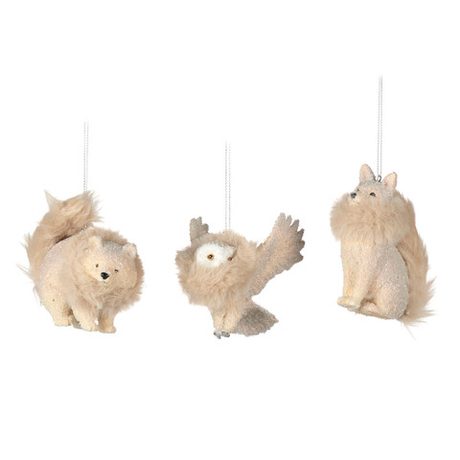 Украшения OWL/FOX /BEAR ASS/3 CRM Совушка Goodwill Кремовый