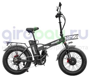 Электровелосипед Minako F10 Pro Dual (полный привод) фото 1