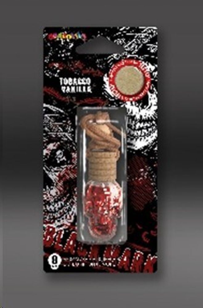Ароматизатор подвесной  Aroma Glass  линейки  Black Mark  Tobacco Vanilla 8 мл (аромат с нотами табака, ванили и специй) (FOUETTE)