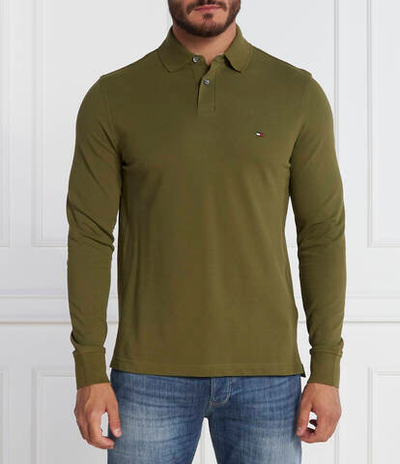 Поло Tommy Hilfiger - хаки(MW0MW20183)