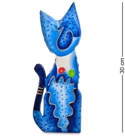 Decor and Gift 99-024 Фигурка «Кошка» н-р из двух 30, 20 см (албезия, о.Бали)