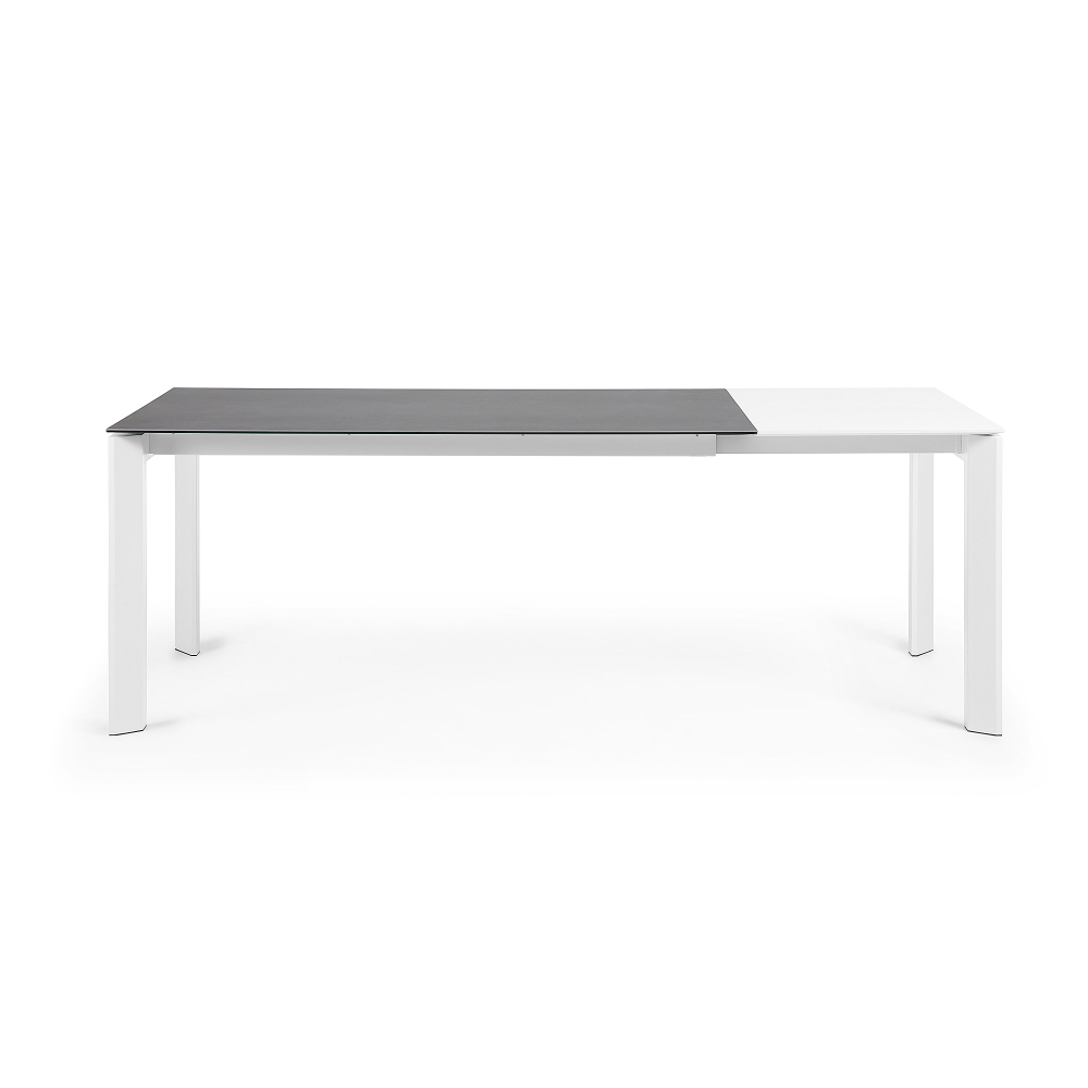 Стол Atta 160 (220) x90 белый керамический