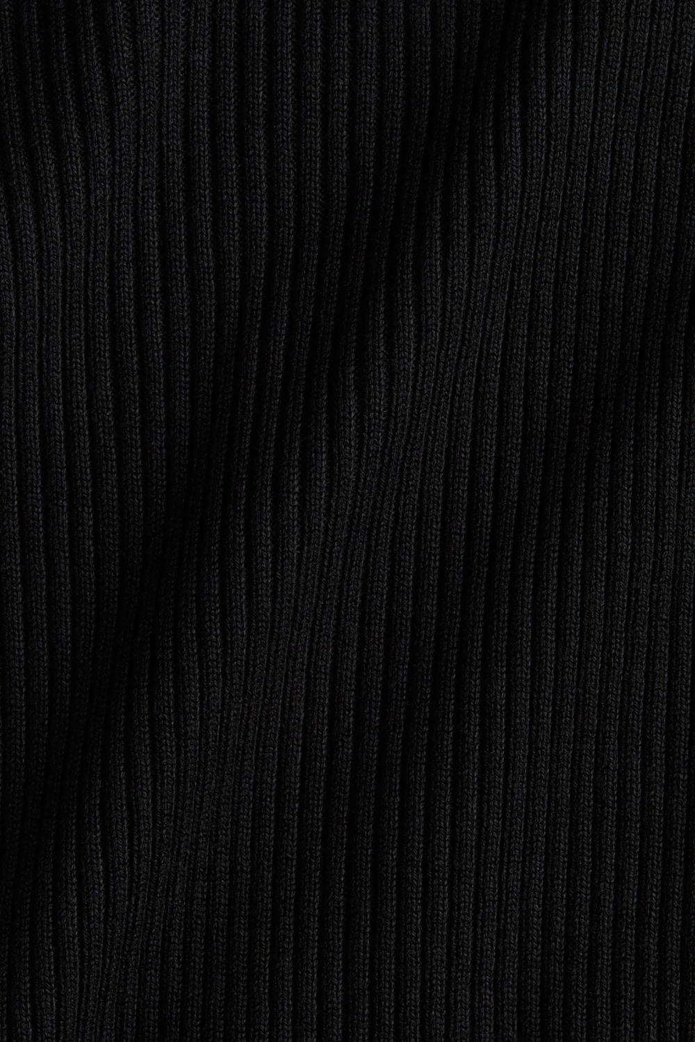 H&M Мягкий свитер ребристой вязки, черный