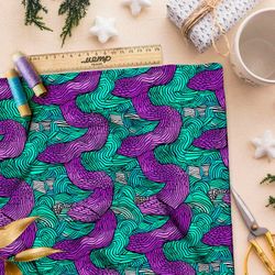 Ткань премиум дюспо призрачное сияние