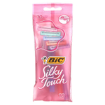 BIC, Silky Touch, одноразовые бритвенные станки, 10 шт.