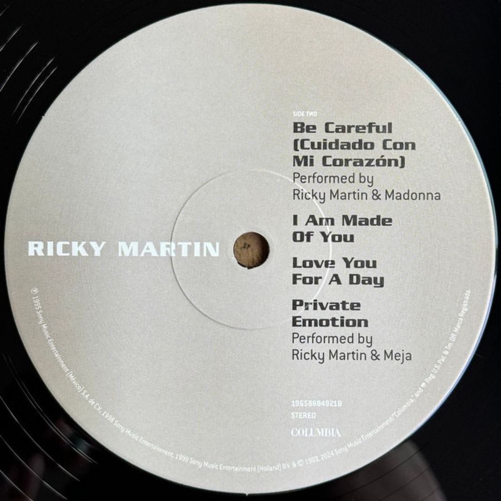 Ricky Martin. Ricky Martin (25th Anniversary Edition) (2LP) Новая запечатанная виниловая пластинка