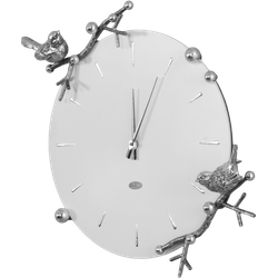 Часы настенные Терра Серебро