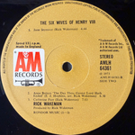 Rick Wakeman ‎– The Six Wives Of Henry VIII (Англия 1973г.) Т