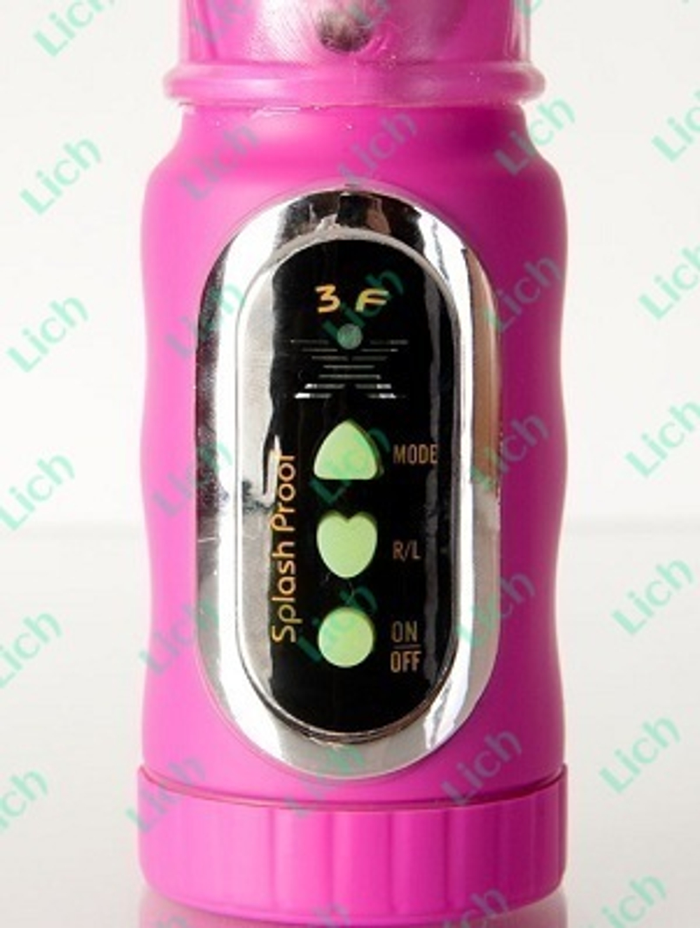 Розовый многопрограммный вибратор с клиторальным стимулятором