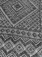 Оренбургский пуховый платок-паутинка А130-07 черный