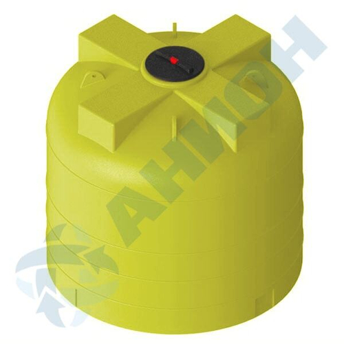 Емкость 5100л мод.КАС с фланцем и крышкой с клапанами Анион 5100 л. вертикальная (2020x2020x1970см;желтый) - арт.559586