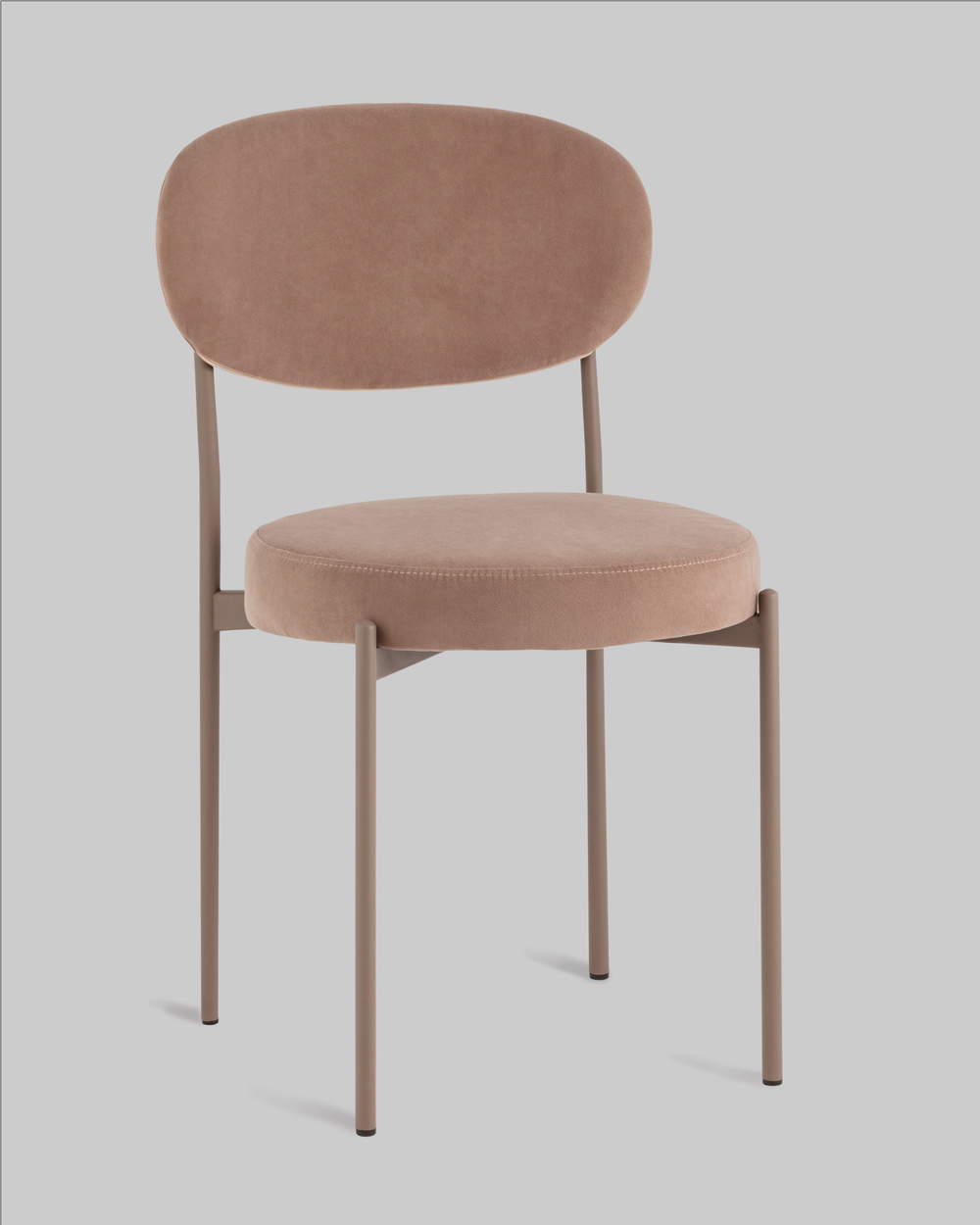 Стул Бриф DD велюр капучино каркас капучино муар