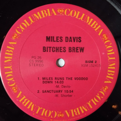 Винтажная виниловая пластинка LP Miles Davis Bitches Brew (USA 1975) Spanish Key