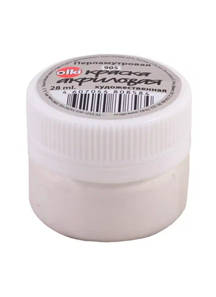 Акрил художественный "Метал", 28 мл, перламутровая